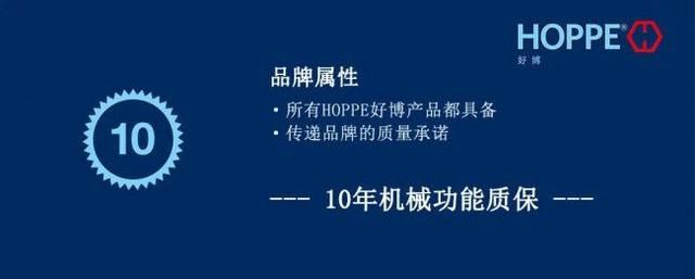 BB电子平台五金配件十大品牌HOPPE好博以品质铸就信赖坚守十年之约(图2)